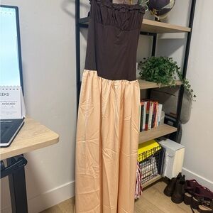 WeWoreWhat Chocolate Spaghetti strap Dress-NEVER WORN